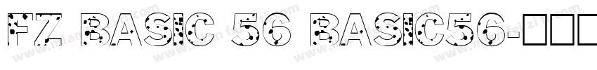 FZ BASIC 56 BASIC56字体转换
